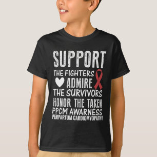 Heart Disease Awareness Women's Red-ribbon Saying  T-Shirt