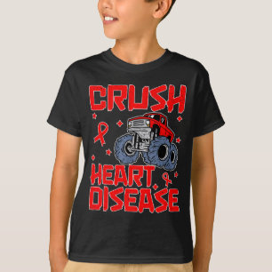 Heart Disease Chd Awareness Month Kids Boys Girls T-Shirt