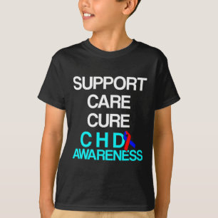 Heart Disease Defect Survivor Chd Warrior 3 T-Shirt