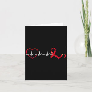Heart Disease - Heart Awareness Outfit Heart Healt Card