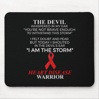 Heart Disease Warrior Health Mouse Pad