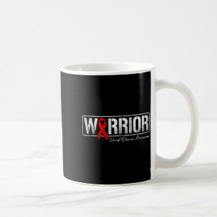 Heart Disease Warrior Heart Disease Awareness For  Coffee Mug