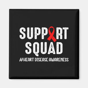 Heart Disease Warrior Support Squad Heart Disease  Magnet