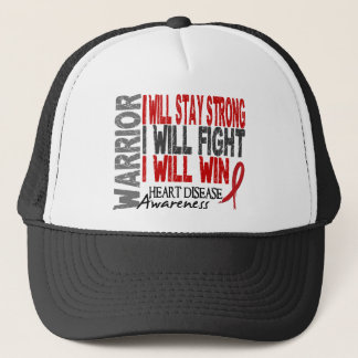 Heart Disease Warrior Trucker Hat