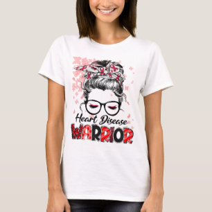 Heart Disease Warrior Women Girl Survivor T-Shirt
