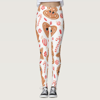 Heart, Doll & Ball Graphic Pattern Leggings