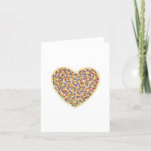Heart Dots Blank Note Card