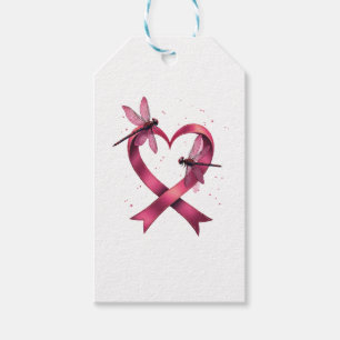Heart Dragonflies Men Women Kid Gift Tags