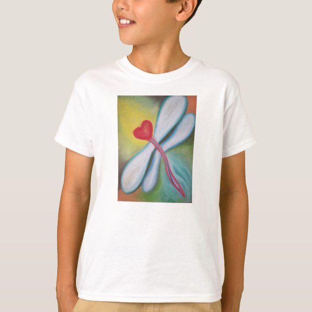 Heart Dragonfly t-shirt (Front)