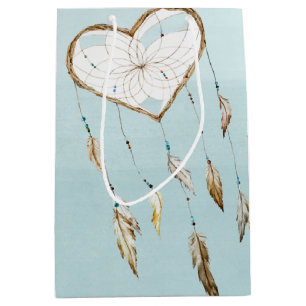 Heart Dream Catcher Medium Gift Bag