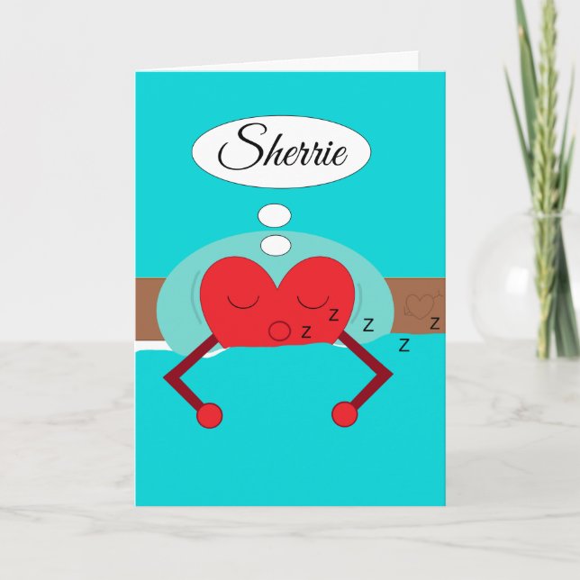 Heart Dreams Shades of Green Card (Front)