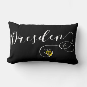Heart Dresden, Saxony, German Germany Lumbar Cushion