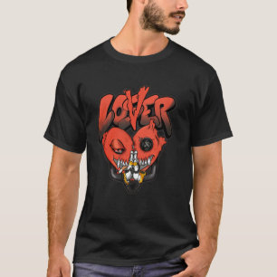 Heart Drip Loser Love Apparel Matching Orange Colo T-Shirt