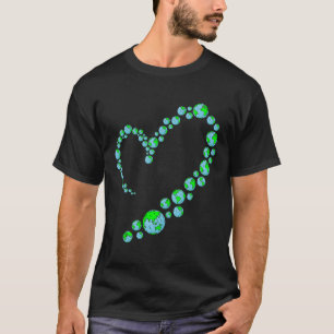 Heart Earth Day Cute Save The Planet Environmental T-Shirt