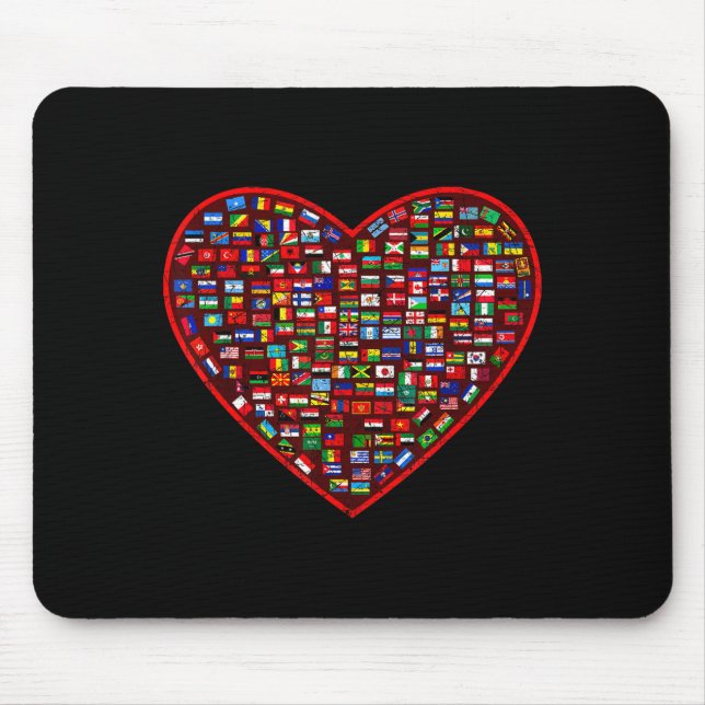 Heart Earth Day  Mouse Pad (Front)