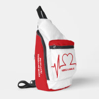 Heart EKG custom name & occupation