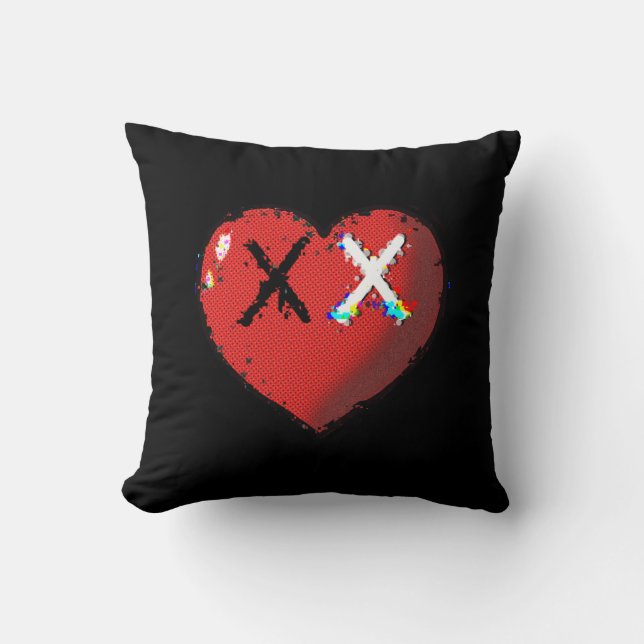 Heart emoji pillow (Front)