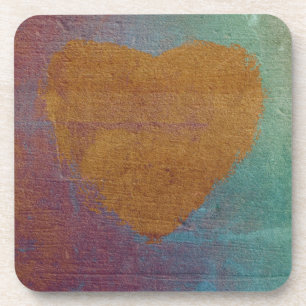 Heart Expression Art Coaster Set