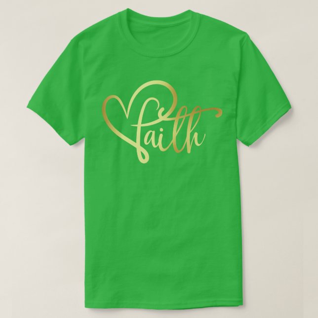 Heart Faith in Jesus Love Like Jesus Outfit For Ch T-Shirt (Design Front)