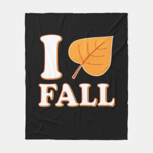 Heart Fall It’s Fall Y’all Creative Casual Fleece Blanket