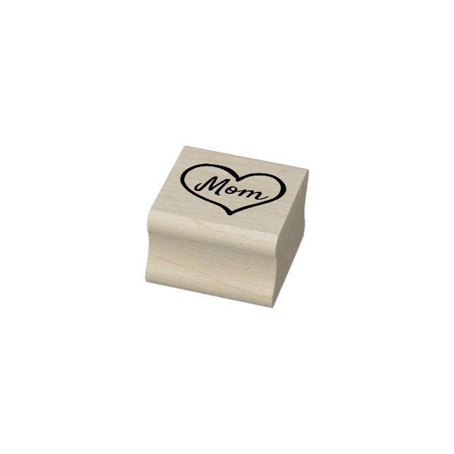 Heart Family Script Custom Gift Stamp (Stamp)