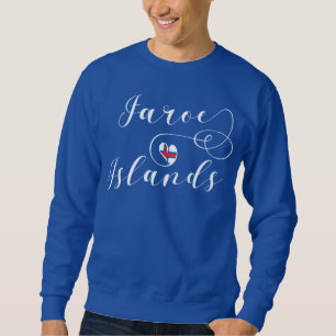 Heart Faroe Islands Flag, Faroe Islander Sweatshirt