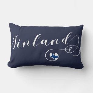 Heart Finland Pillow, Finnish, Finn Lumbar Cushion