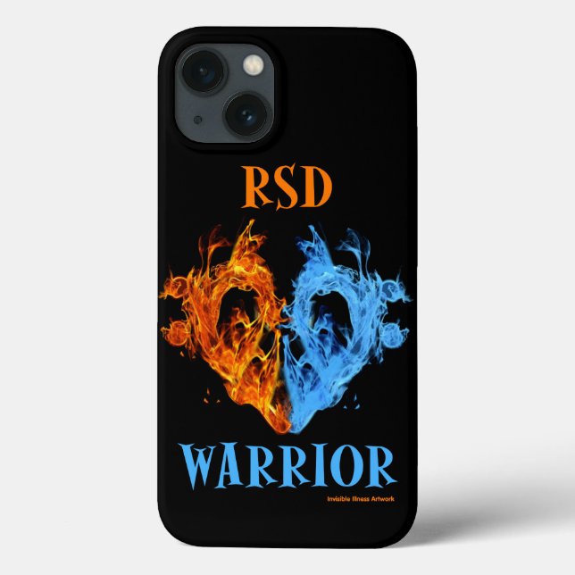 Heart/Flames...RSD Case-Mate iPhone Case (Back)