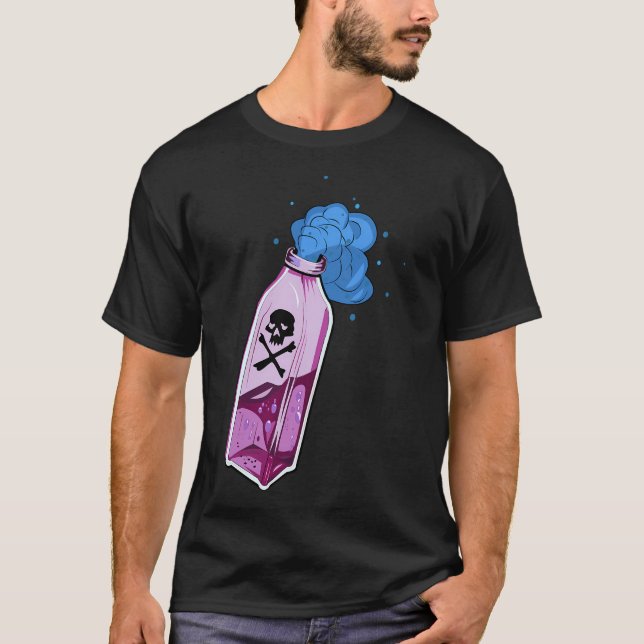 Heart flower pattern. T-Shirt (Front)