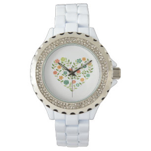 Heart Flower Watch