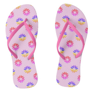 Heart Flowers Pattern Jandals
