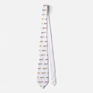 heart flowers tie