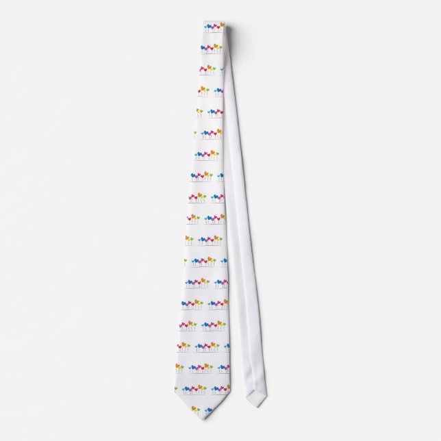 heart flowers tie (Front)
