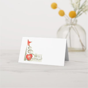 Heart for Christmas Place Card