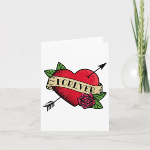 Heart Forever Tattoo _1 Card