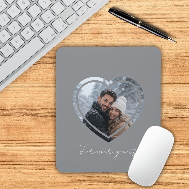 Heart Frame Custom Photo  Mouse Pad (Creator Uploaded)