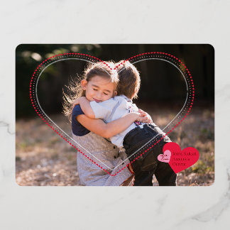 Heart Frame Valentine's Day Photo Card