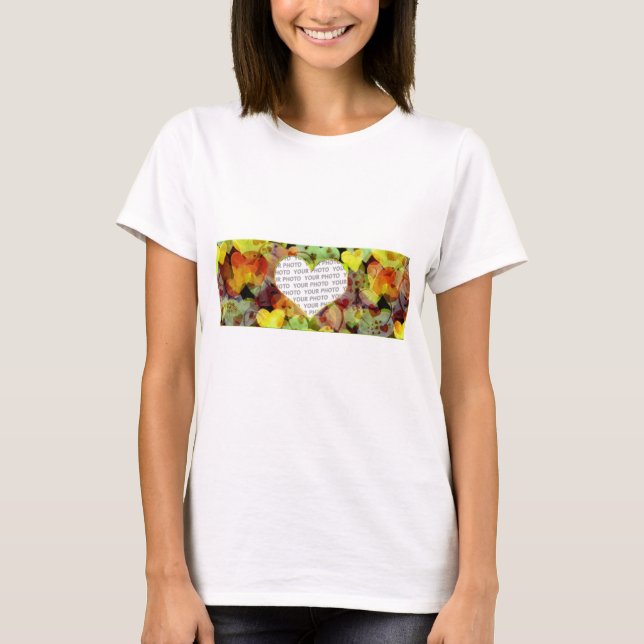 Heart Frames 5 template T-Shirt (Front)