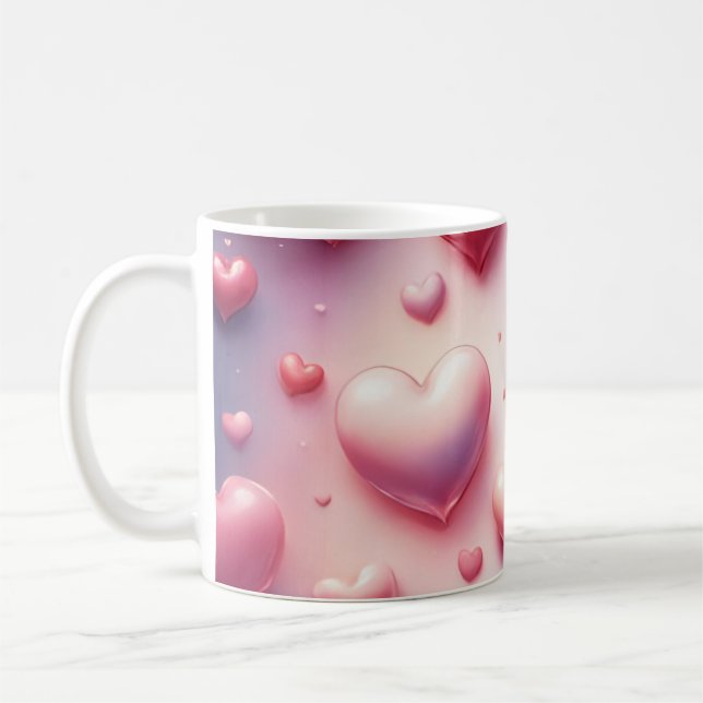 Heart Frenzy Coffee Mug (Left)