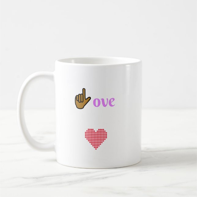 Heart Full of Love Coffee Mug (Left)