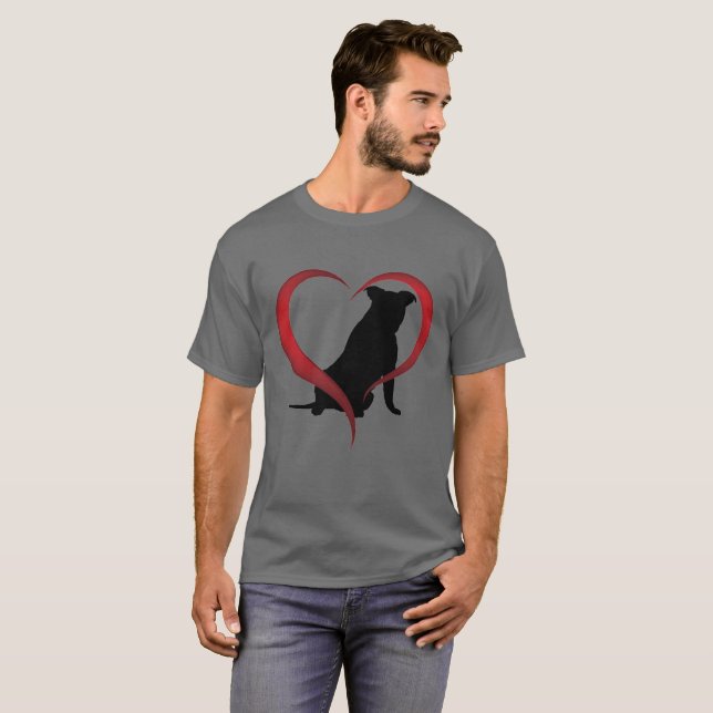 Heart Full of "Pitties" T-Shirt (Front Full)