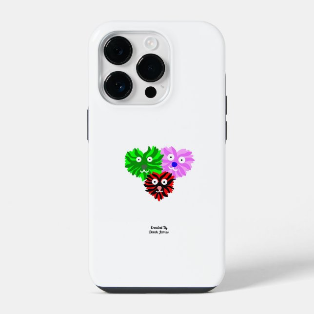 Heart Fuzzies Apple iPhone 14 Pro Case (Back)