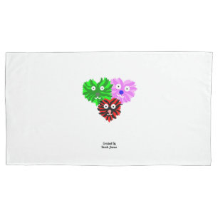 Heart Fuzzies King Size Pillowcase
