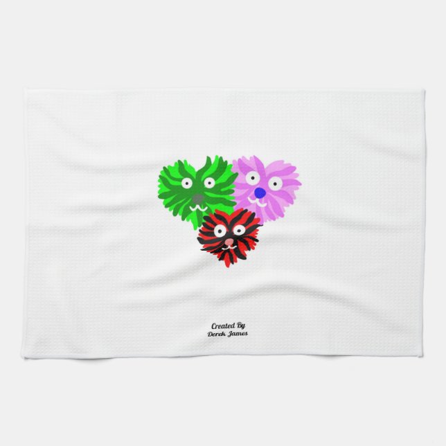 Heart Fuzzies Kitchen Towel (Horizontal)