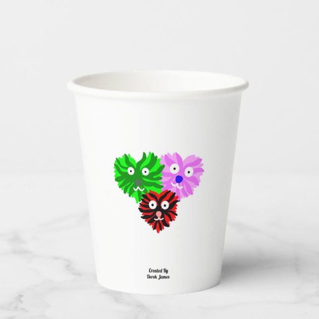 Heart Fuzzies Paper Cups (Front)