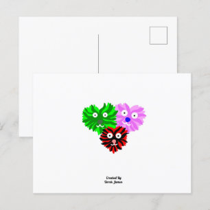 Heart Fuzzies Postcard