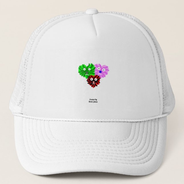 Heart Fuzzies Trucker Hat (Front)
