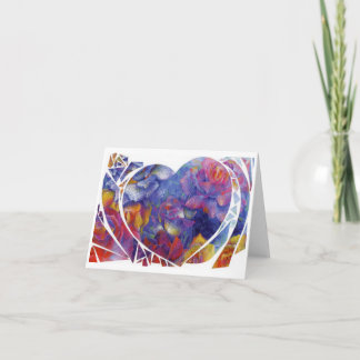 "Heart Garden" 4"x5.6" Folded Note Card