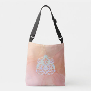 Heart Garden Pastel Floral Crossbody Bag