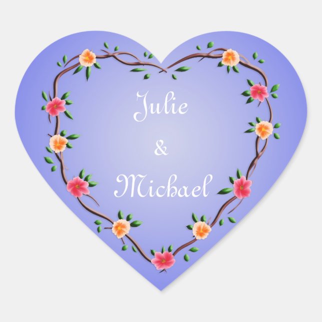 Heart Garland Sticker (Front)